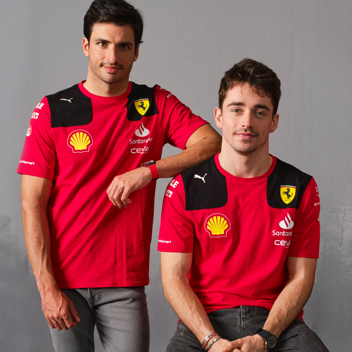 Camiseta Scuderia Ferrari 2023 - Carlos Sainz